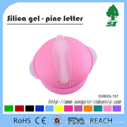 100% Food Grade Baby Silicone bowl and BPA free Baby Feeding Bowl with spoon